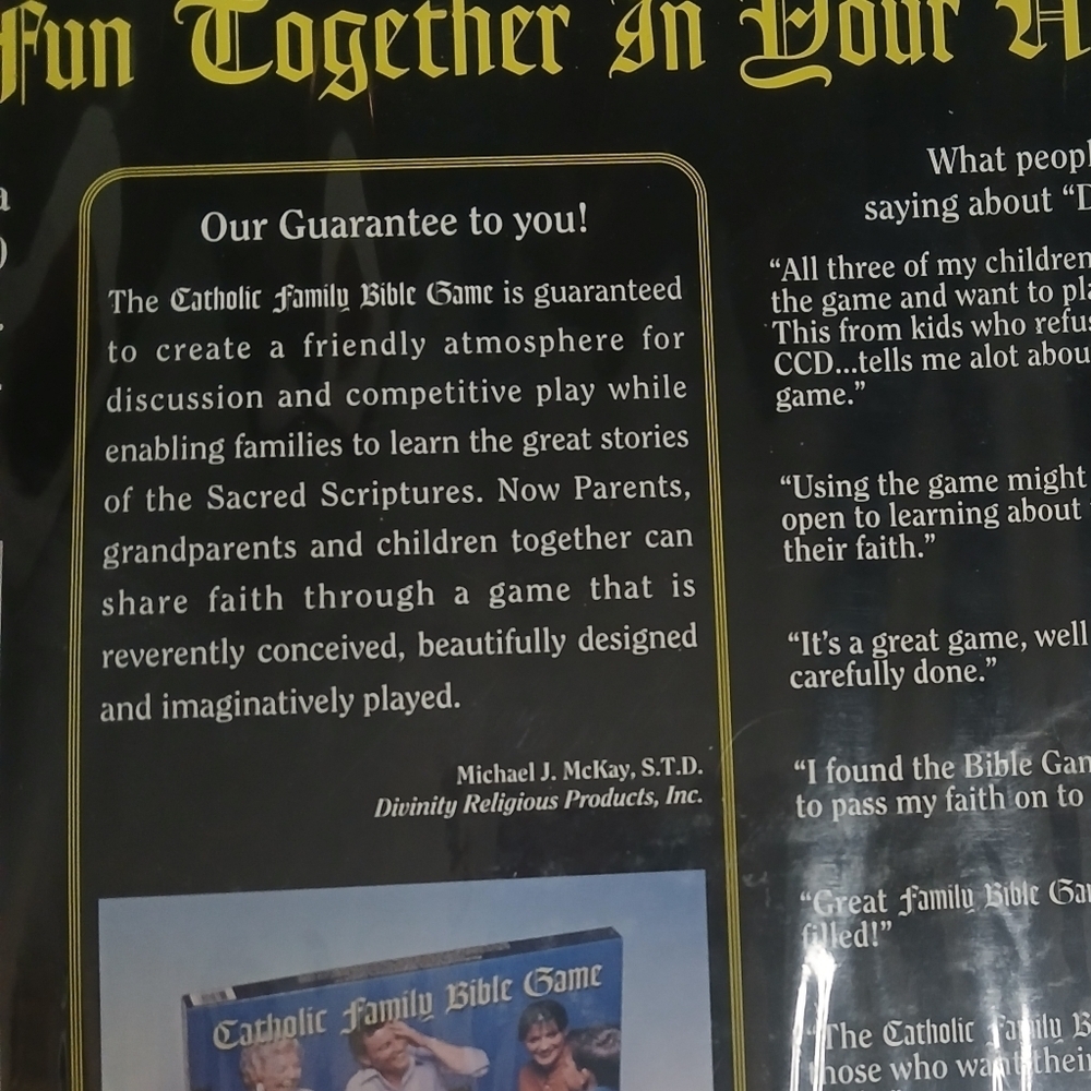 90's Y2K Divinity Religious Catholic Family Bible Board Game Educational New Box - Picture 7 of 12